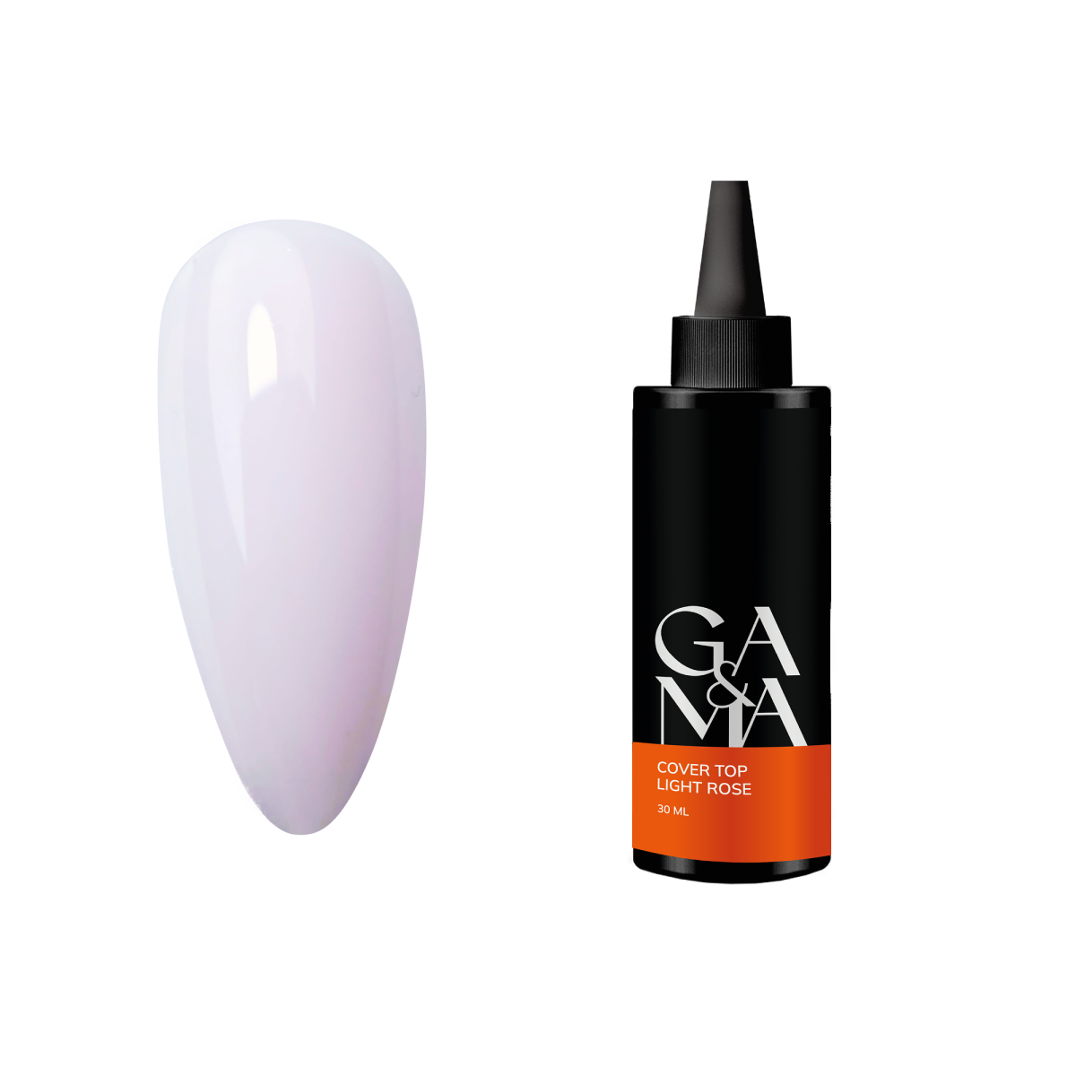 Cover top Hele roos / Camouflage top Hele roos, 30 ml