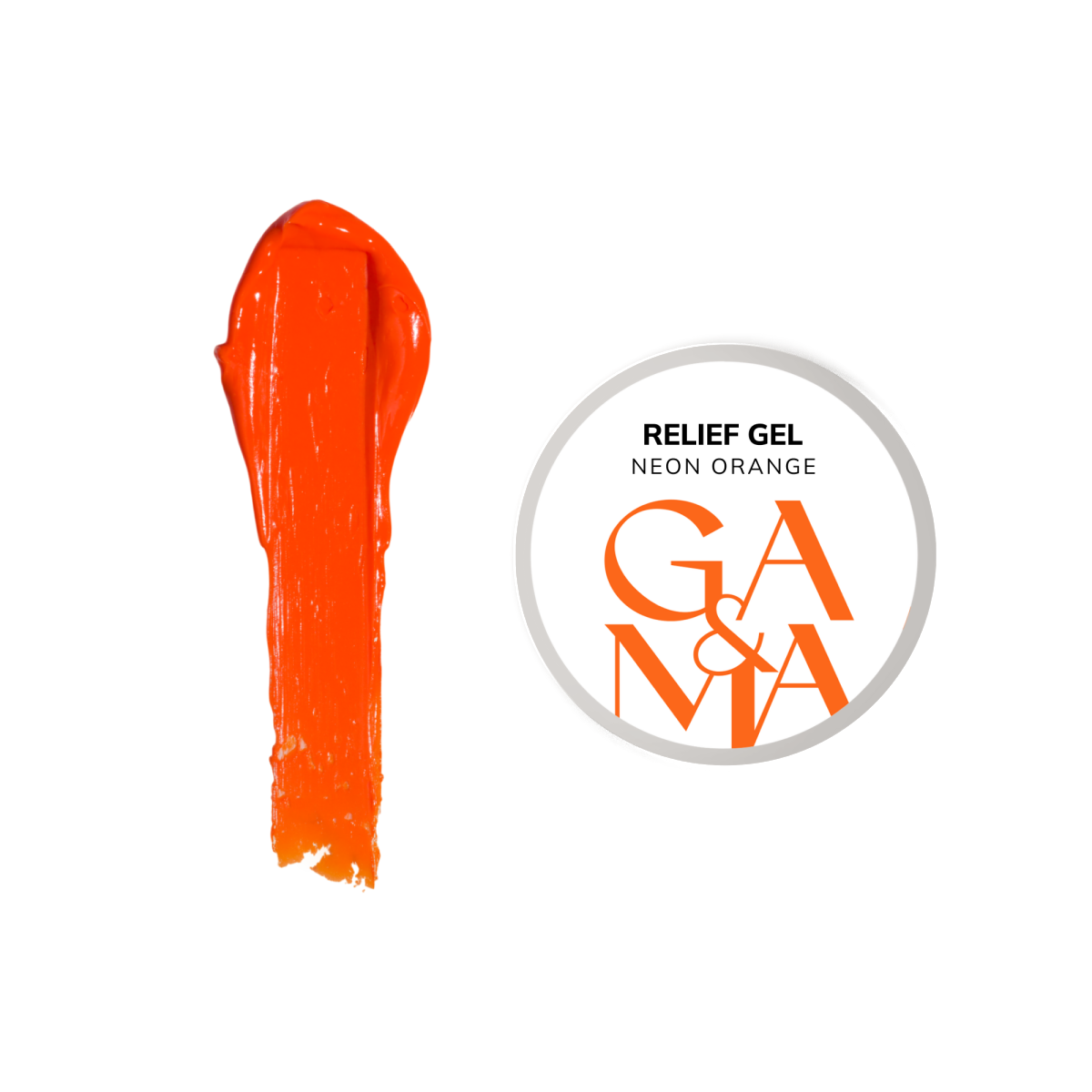 Relief Gel Neoon Orange / Relief Gel Neoon-oranž