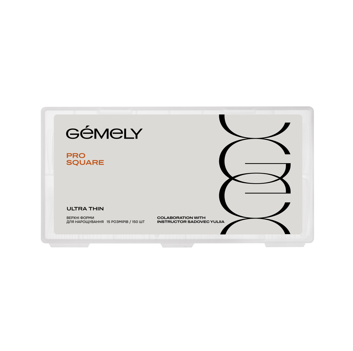 Geeli näpunäited ülesehitamiseks. Vorm: baleriin 240 tk