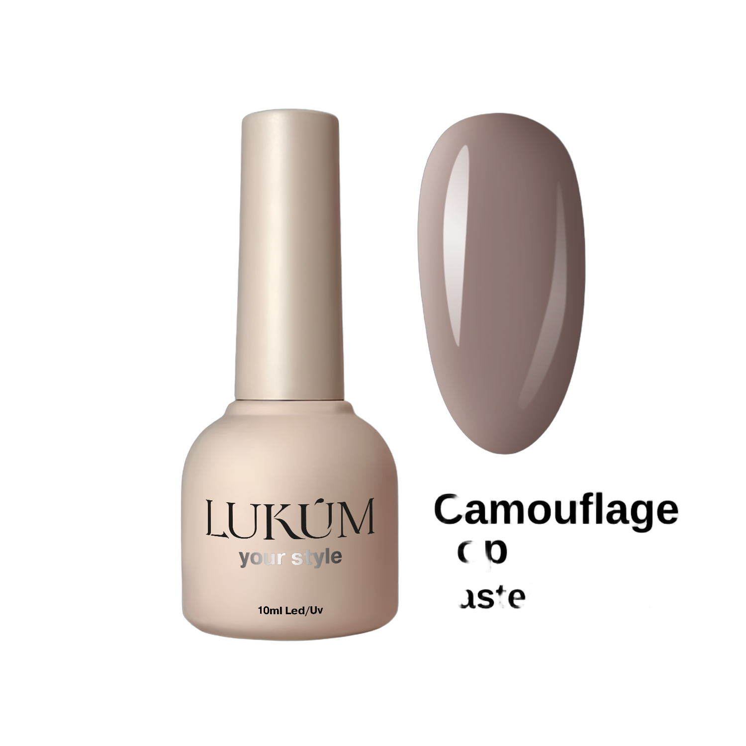 Lukum KamuflaažpealislakkPastel Brown