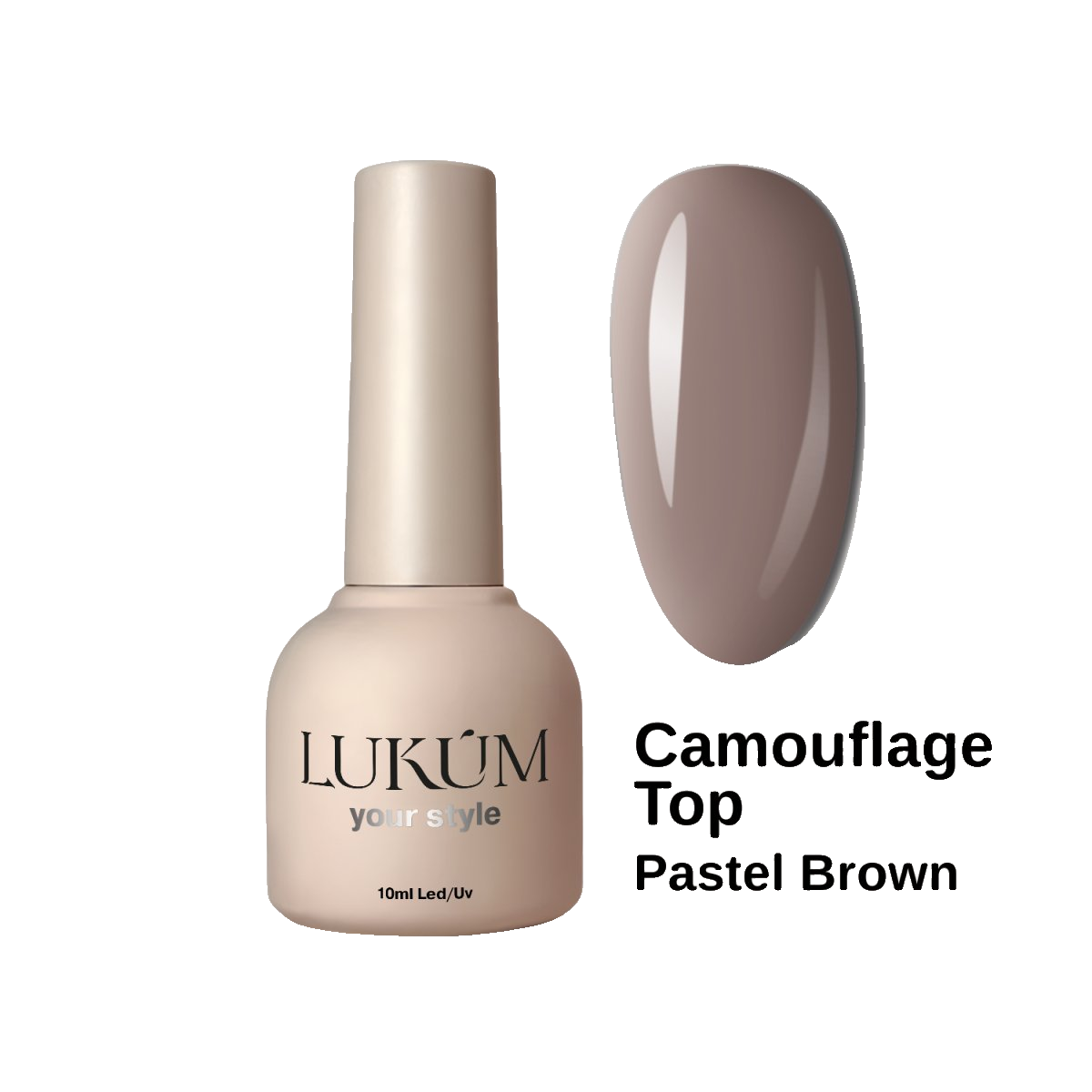 Lukum Camouflage Top, 10 ml (Pastel Brown)