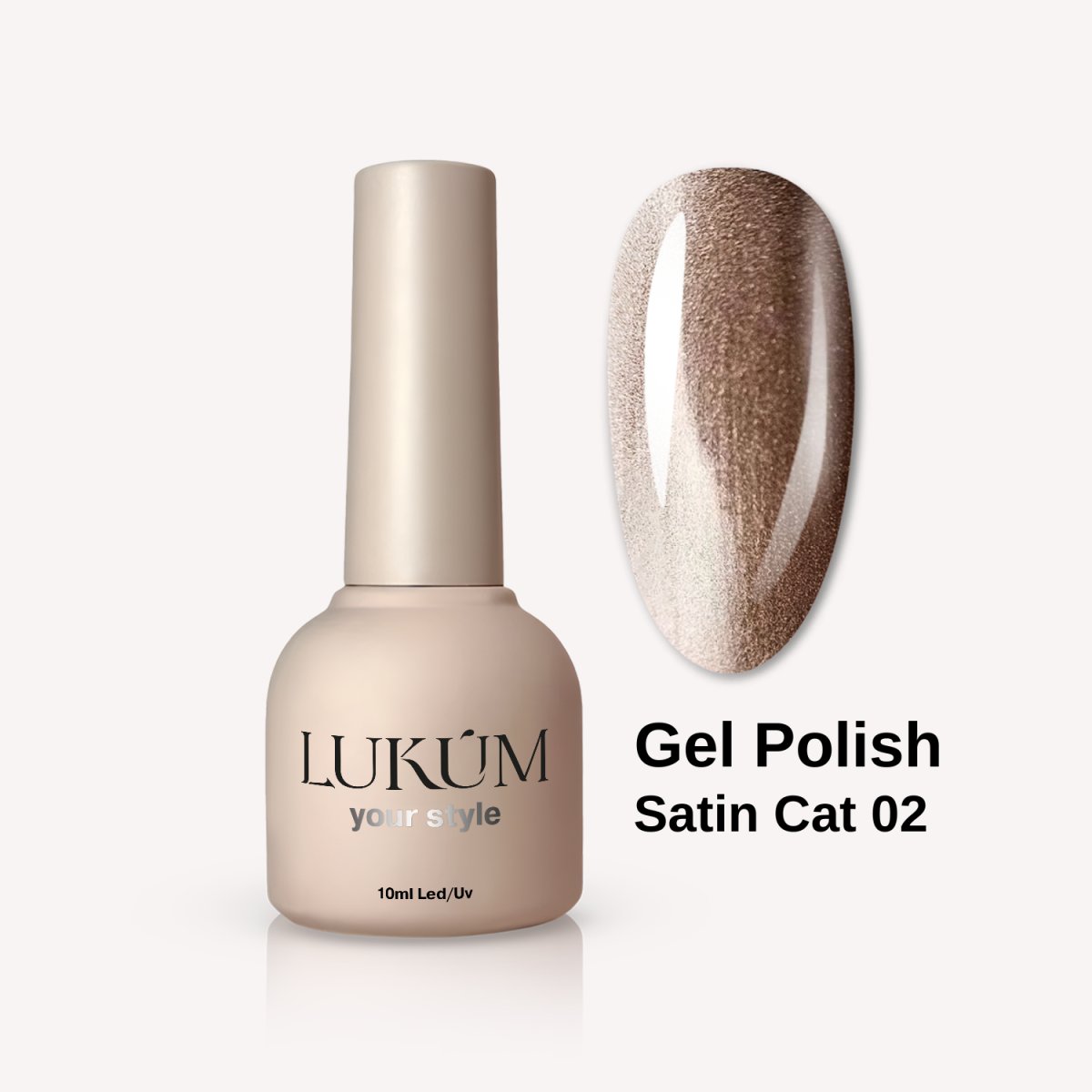 Lukum Satin Cat Eye Gel Polish 02, 10 ml