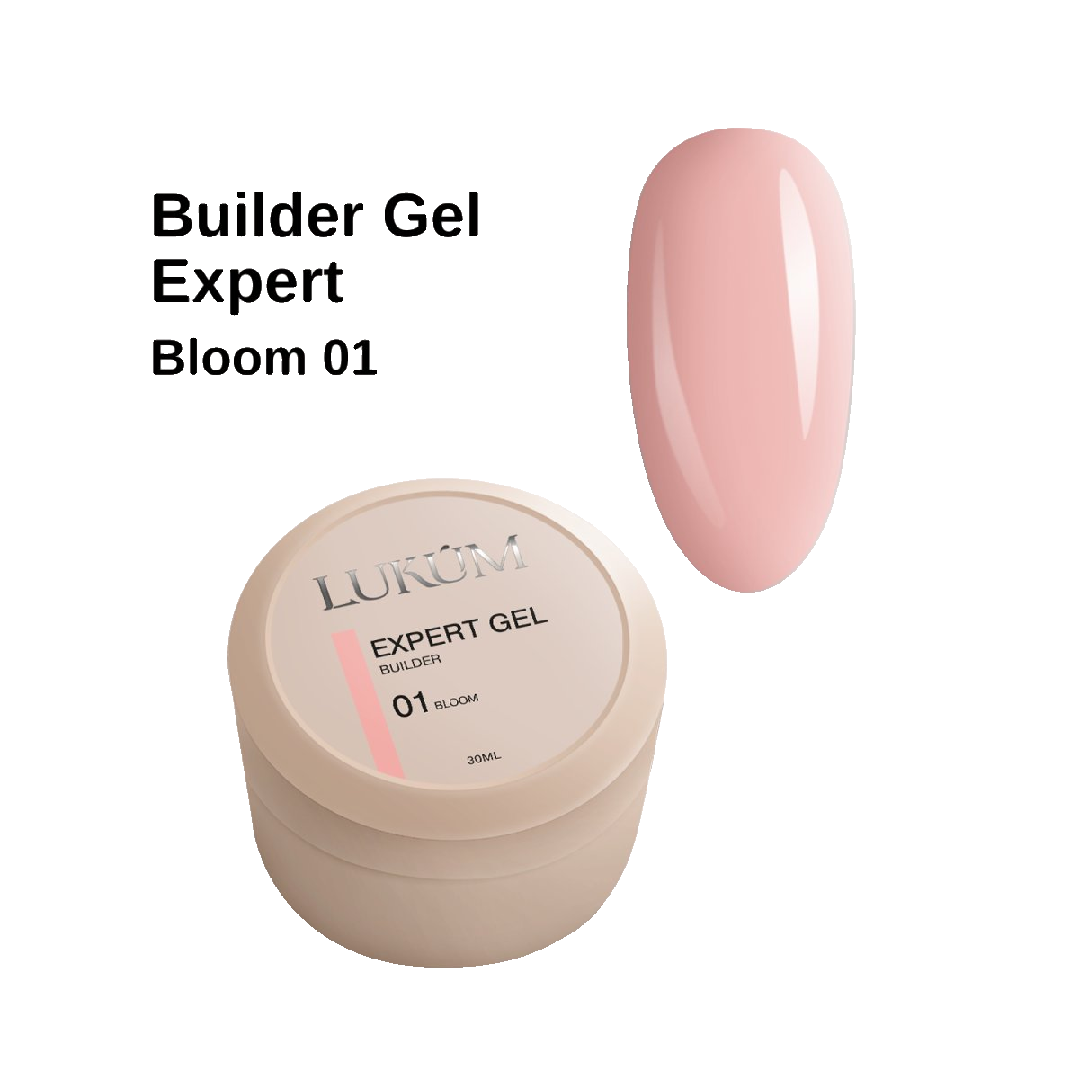 Lukum Expert Builder Gel 01, 30 ml