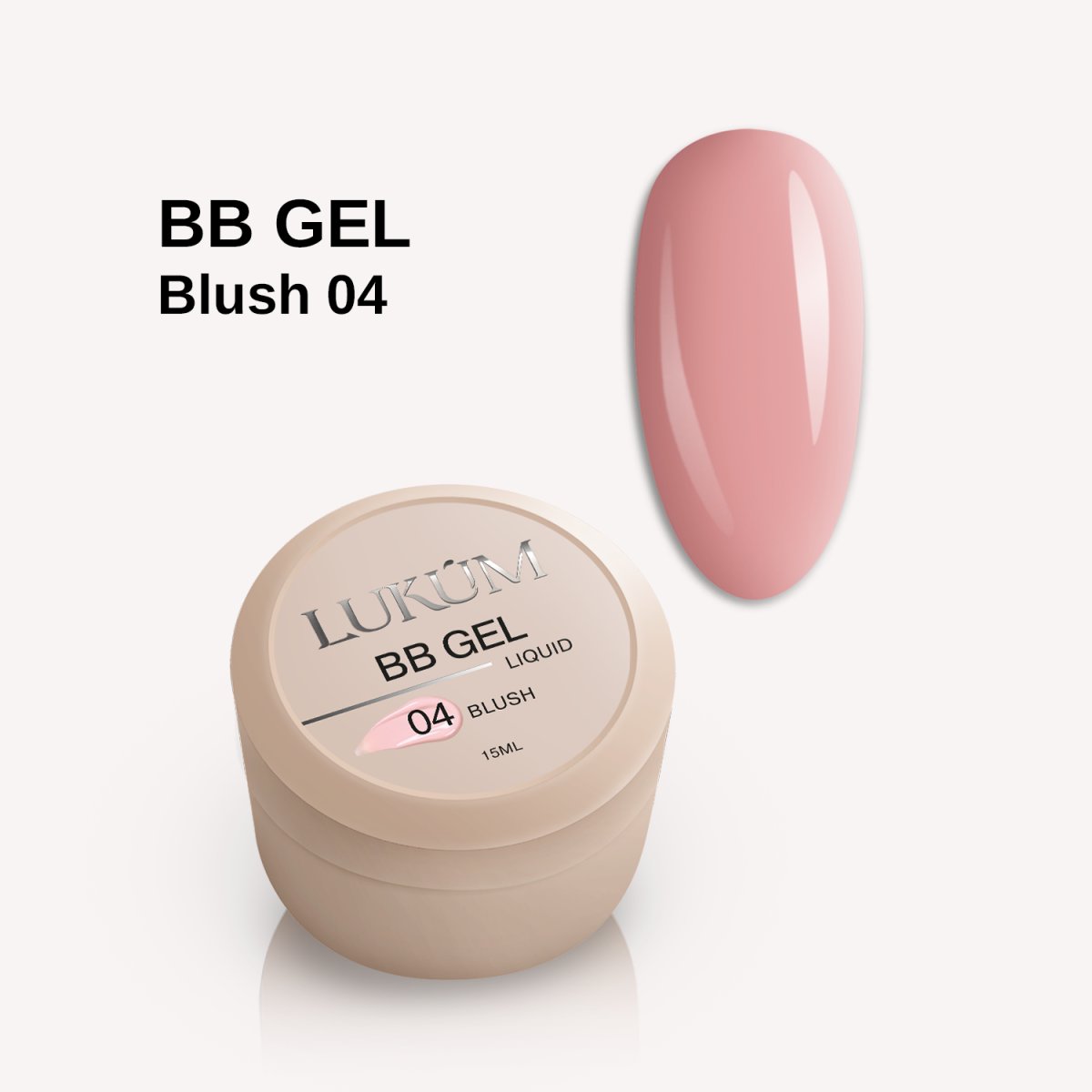 Lukum BB Liquid Gel 04, 15 ml (Blush )