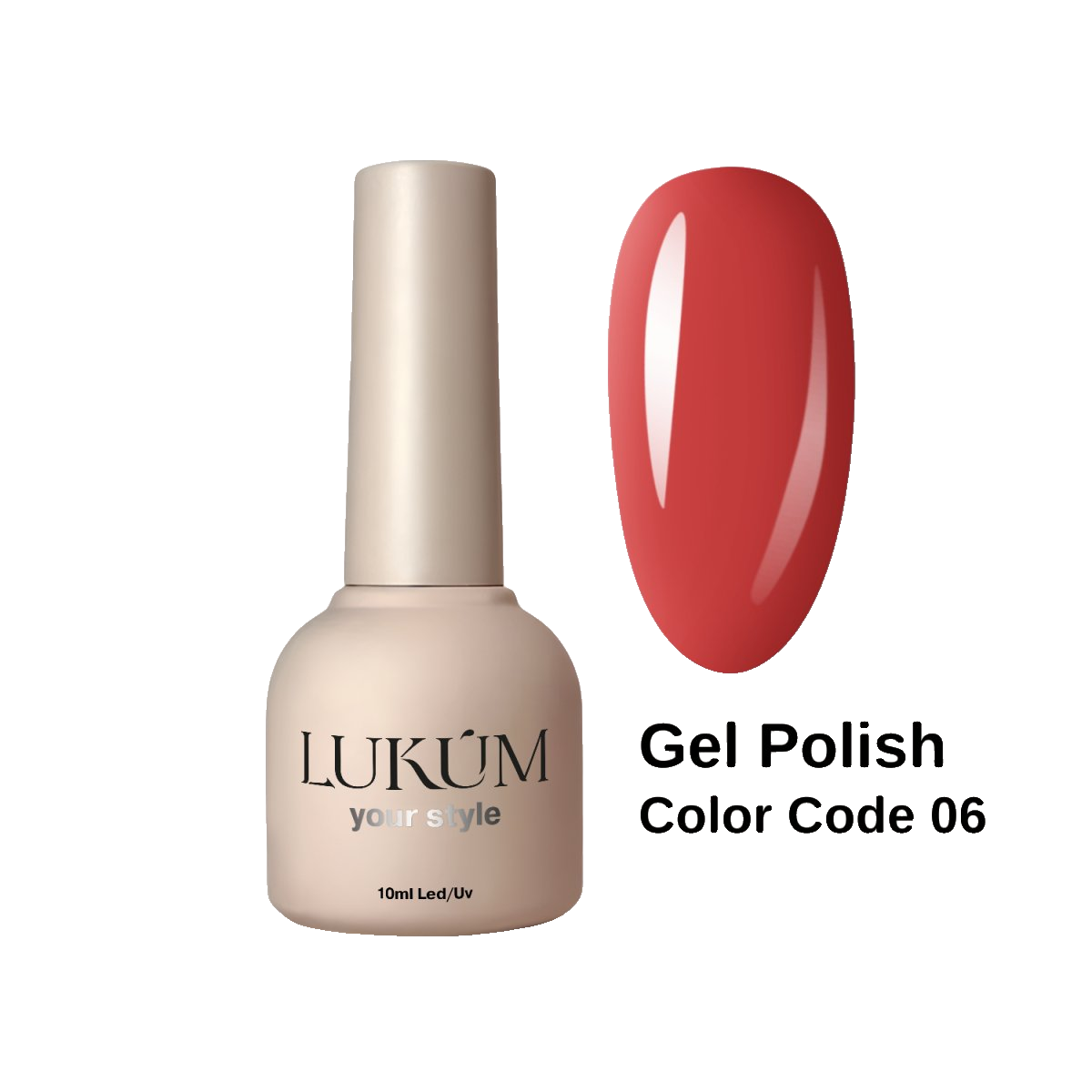 Lukum Color Code Gel Polish 06, 10 ml