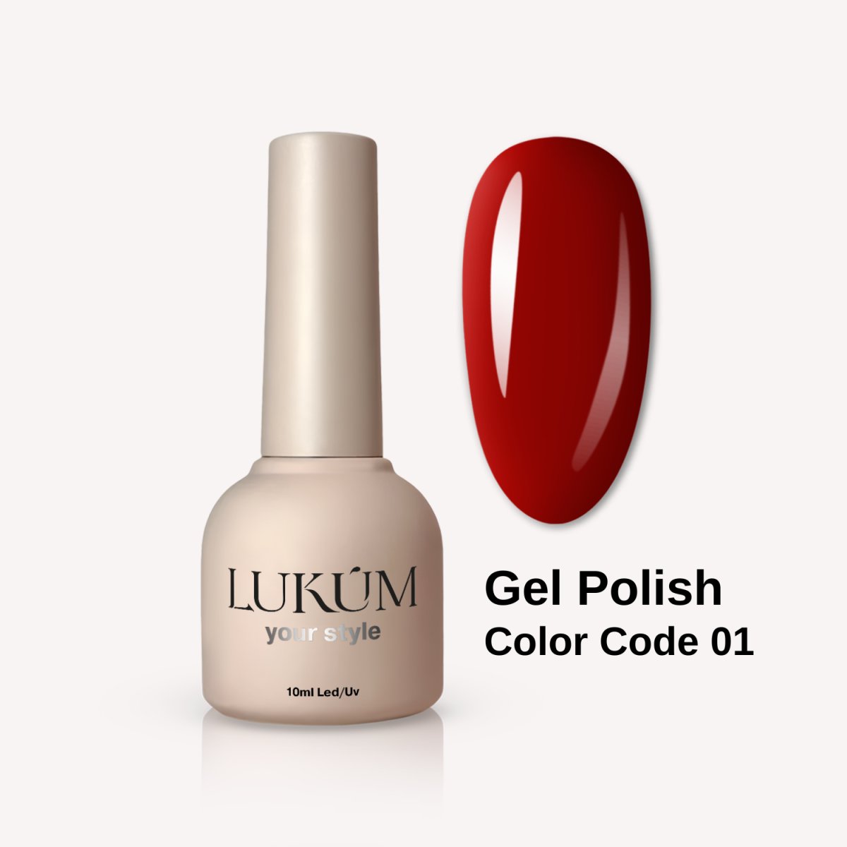 Lukum Color Code Gel Polish 01, 10 ml