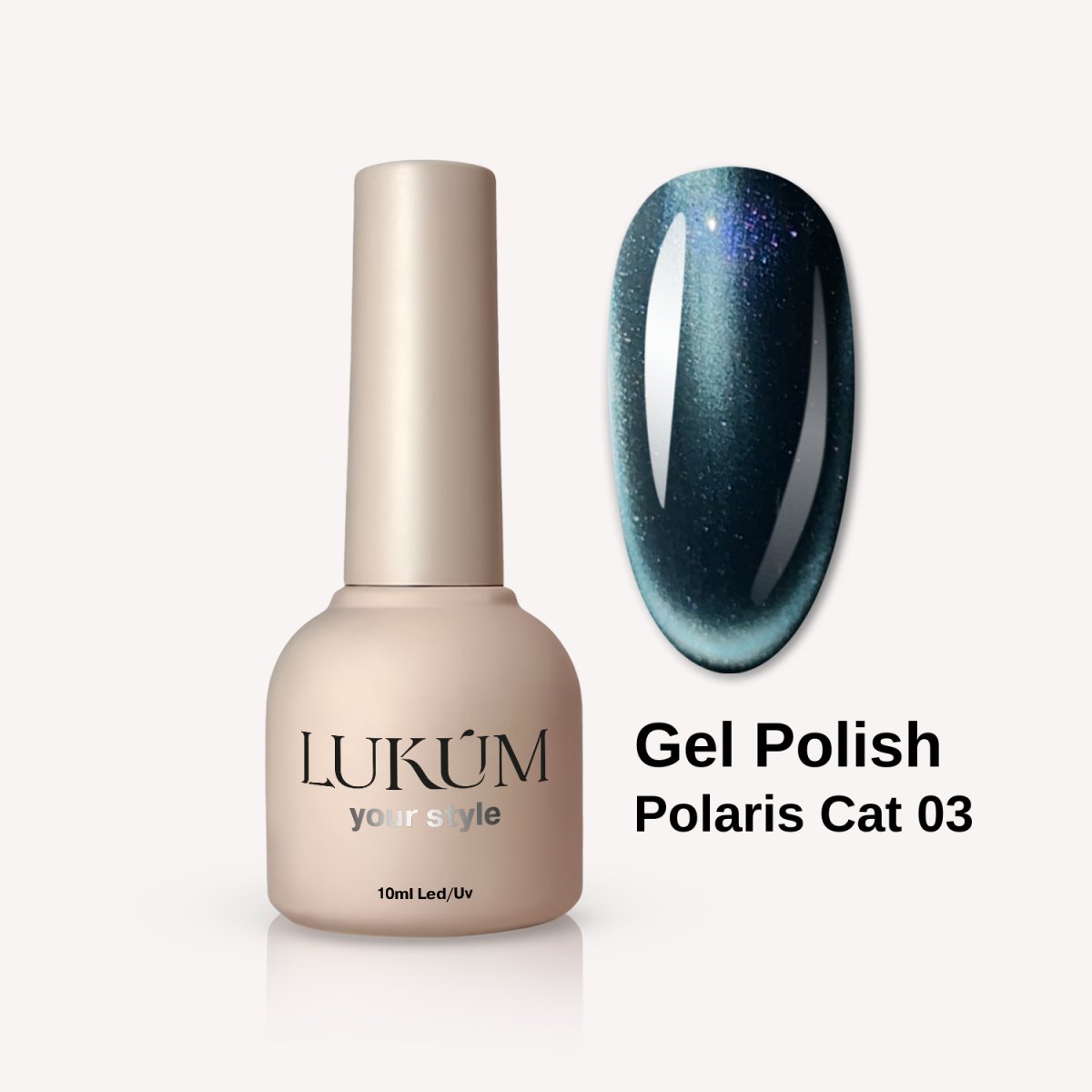 Lukum Polaris Cat Eye Gel Polish 03, 10 ml