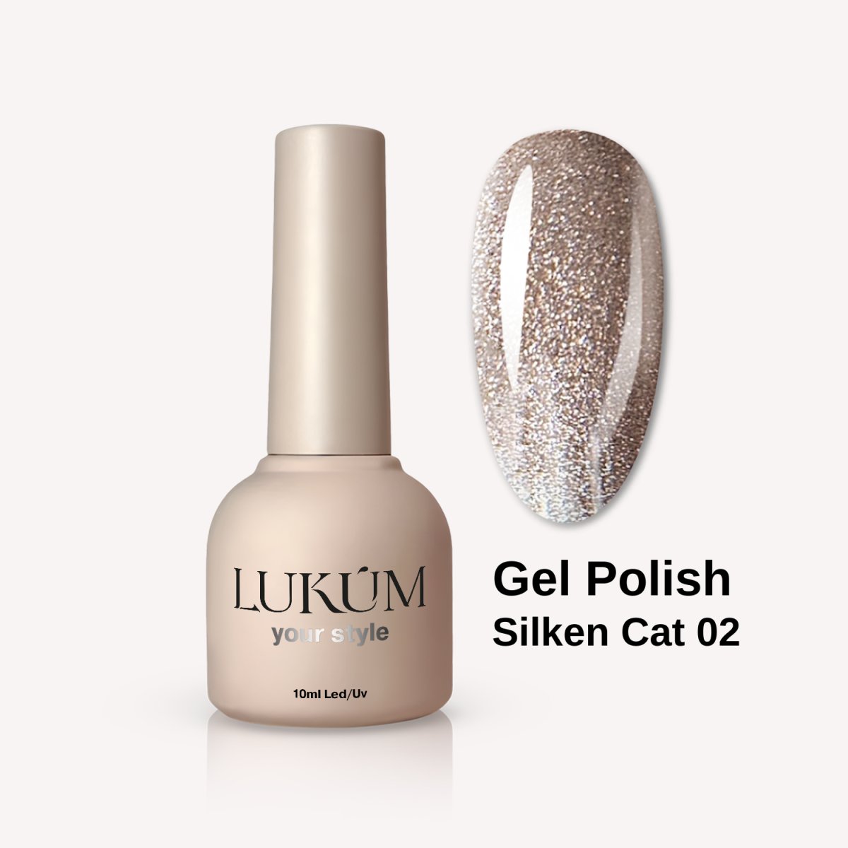 Lukum Silken Cat Eye Gel Polish 02, 10 ml