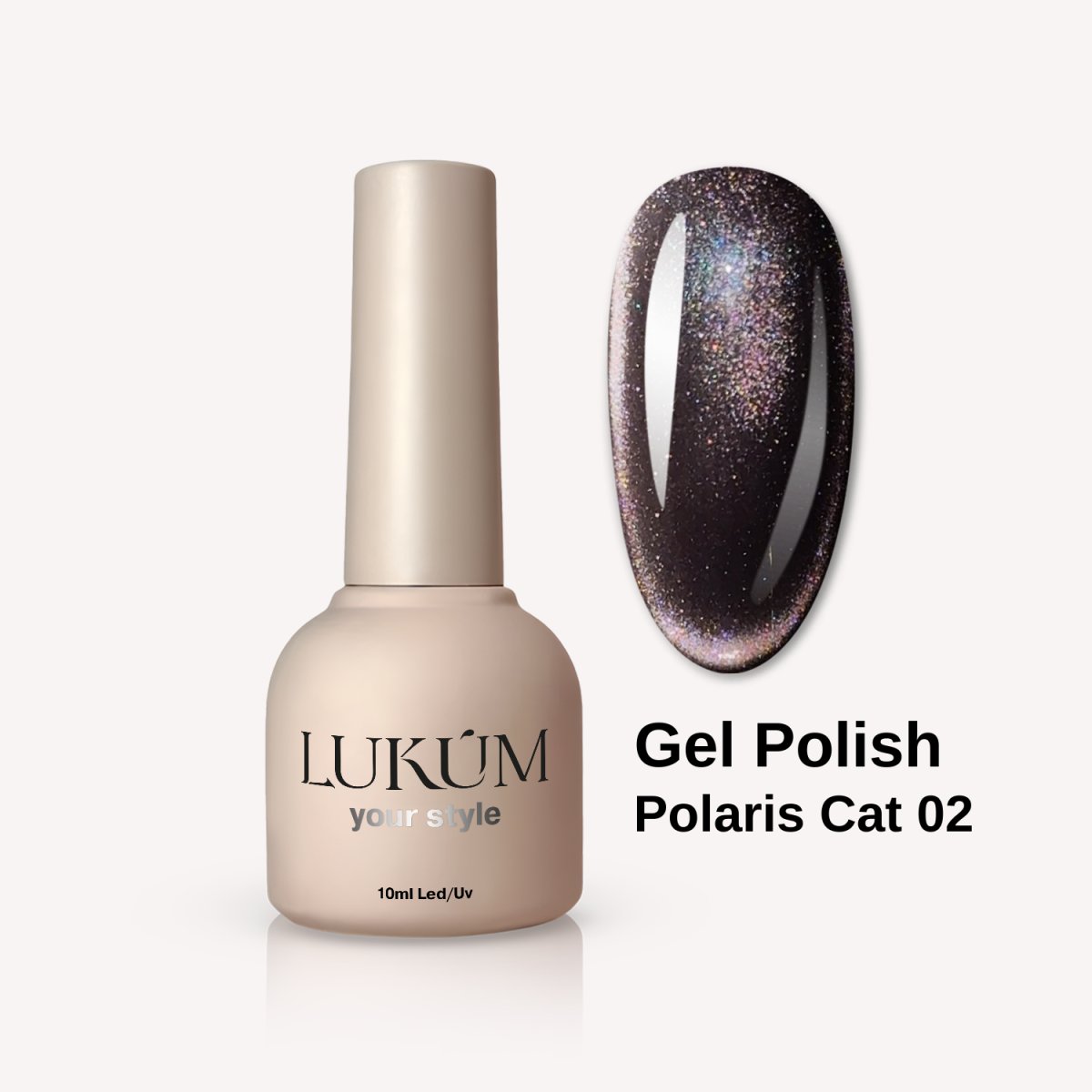 Lukum Polaris Cat Eye Gel Polish 02, 10 ml