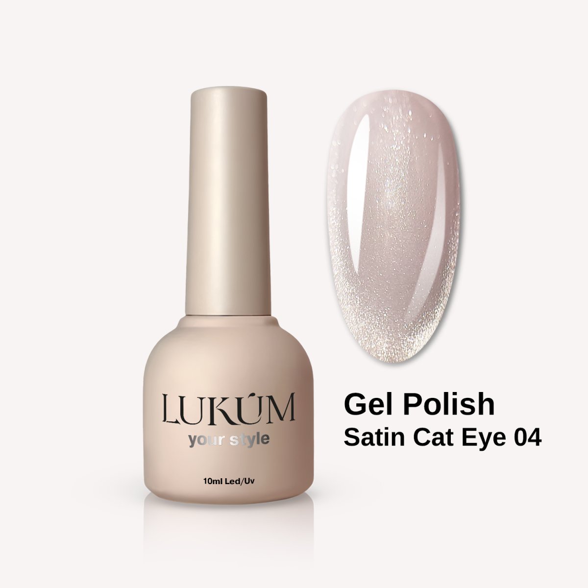 Lukum Satin Cat Eye Gel Polish 04, 10 ml