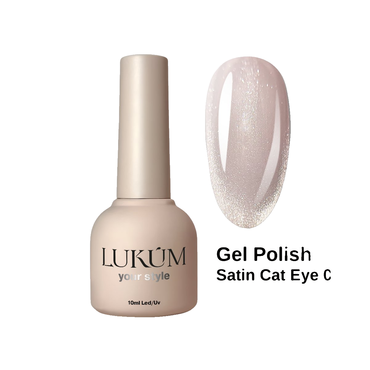 Lukum Satin Cat Eye Gel Polish 04, 10 ml