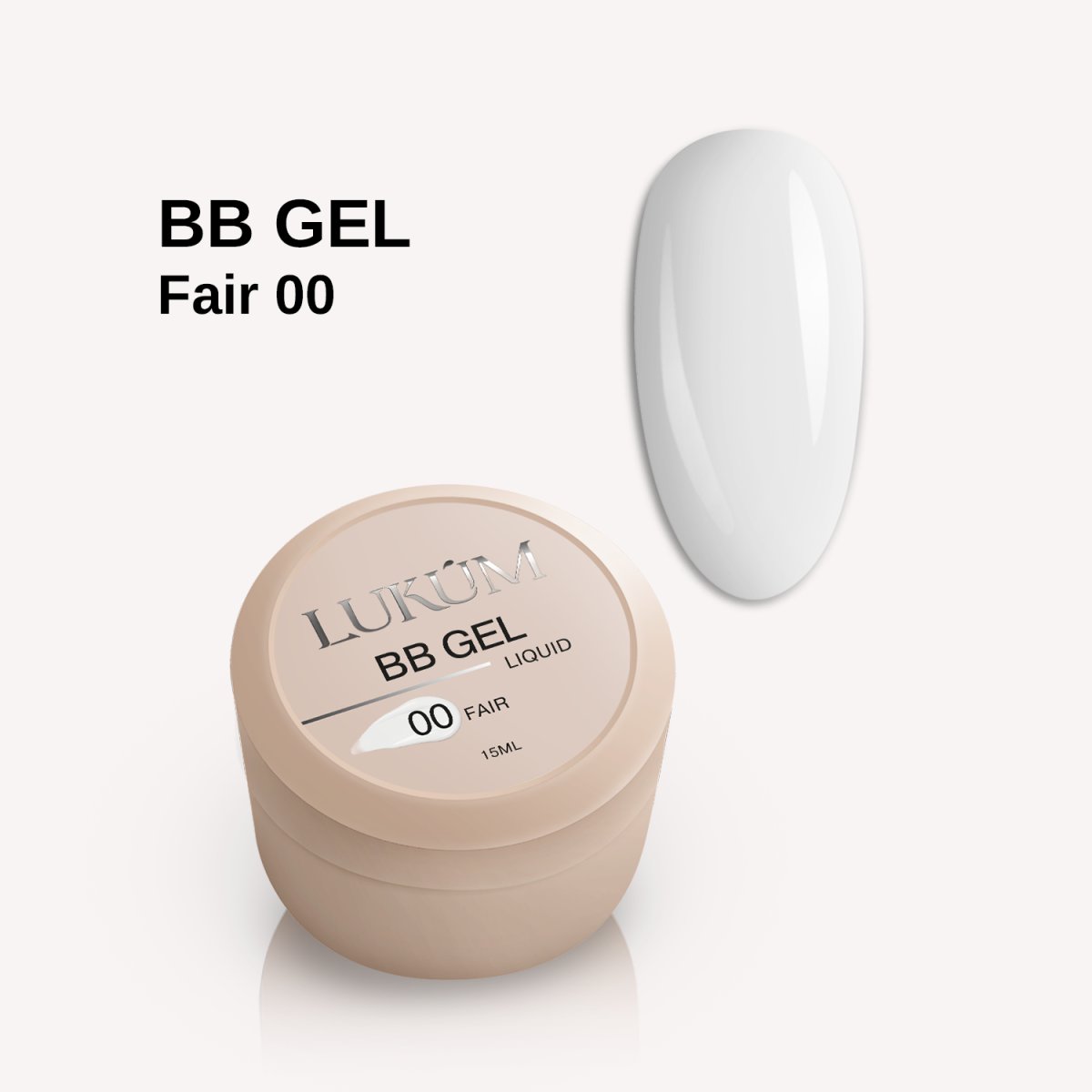 Lukum BB Liquid Gel 00, 15 ml (Fair )