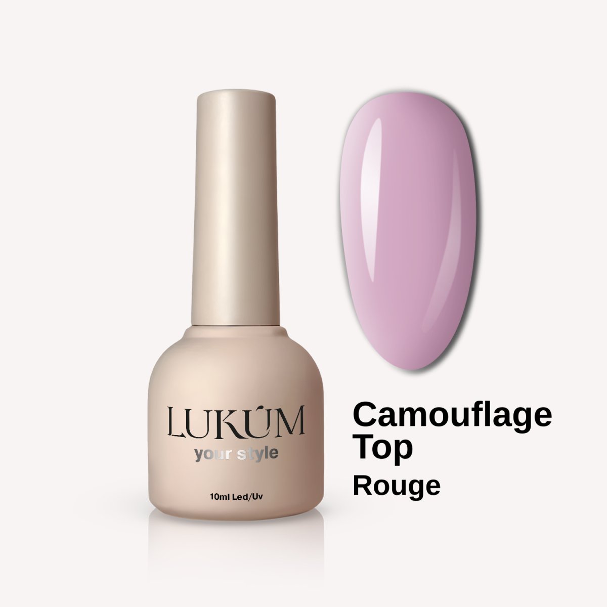 Lukum Camouflage Top, 10 ml (Rouge)
