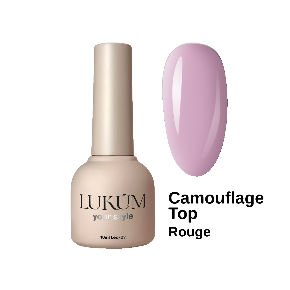 Lukum Camouflage Top, 10 ml (Rouge)