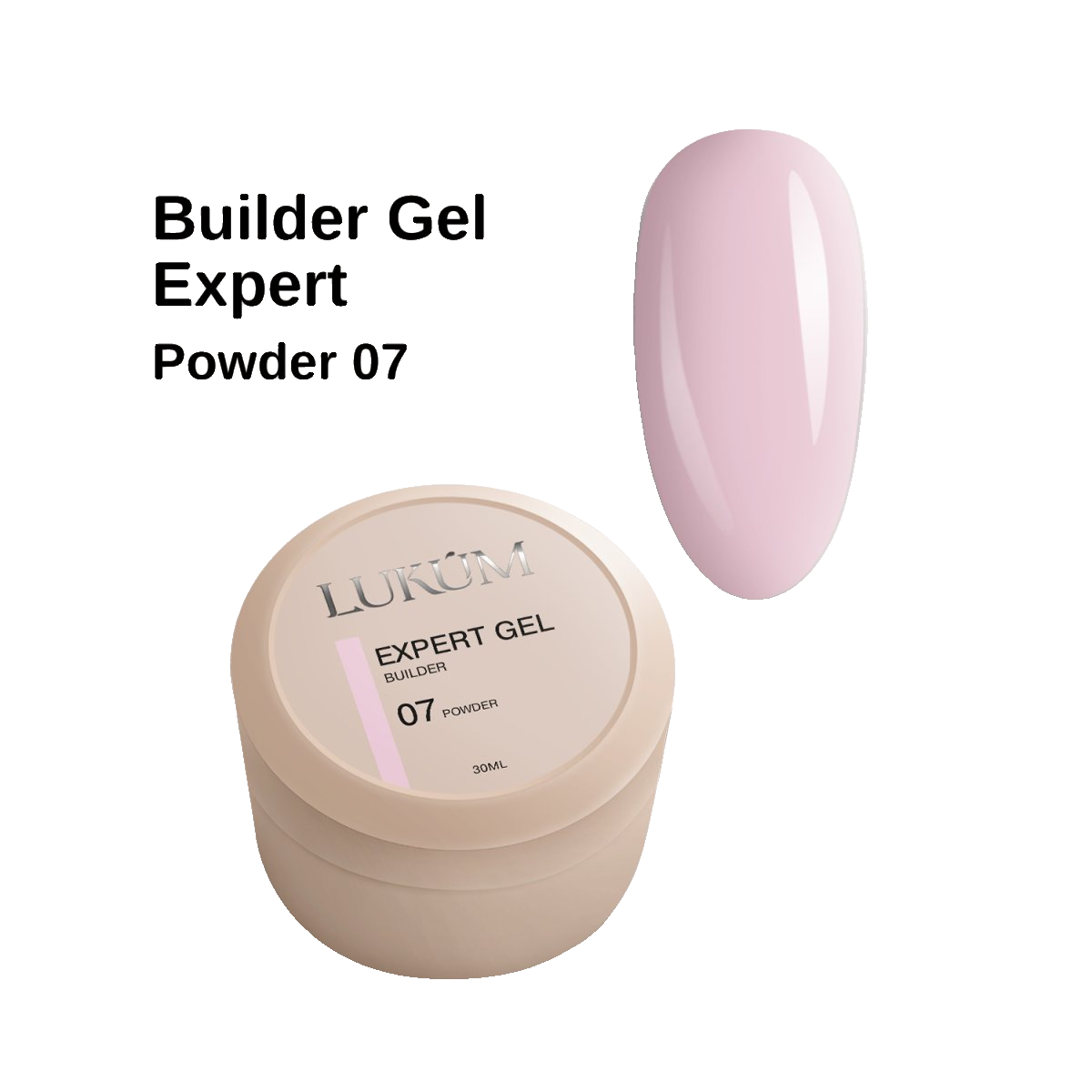 Lukum Expert Builder Gel 07, 15 ml