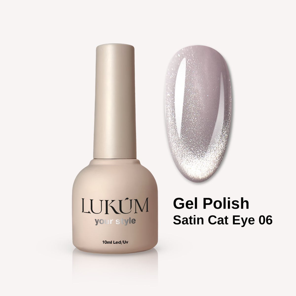 Lukum Satin Cat Eye Gel Polish 06, 10 ml