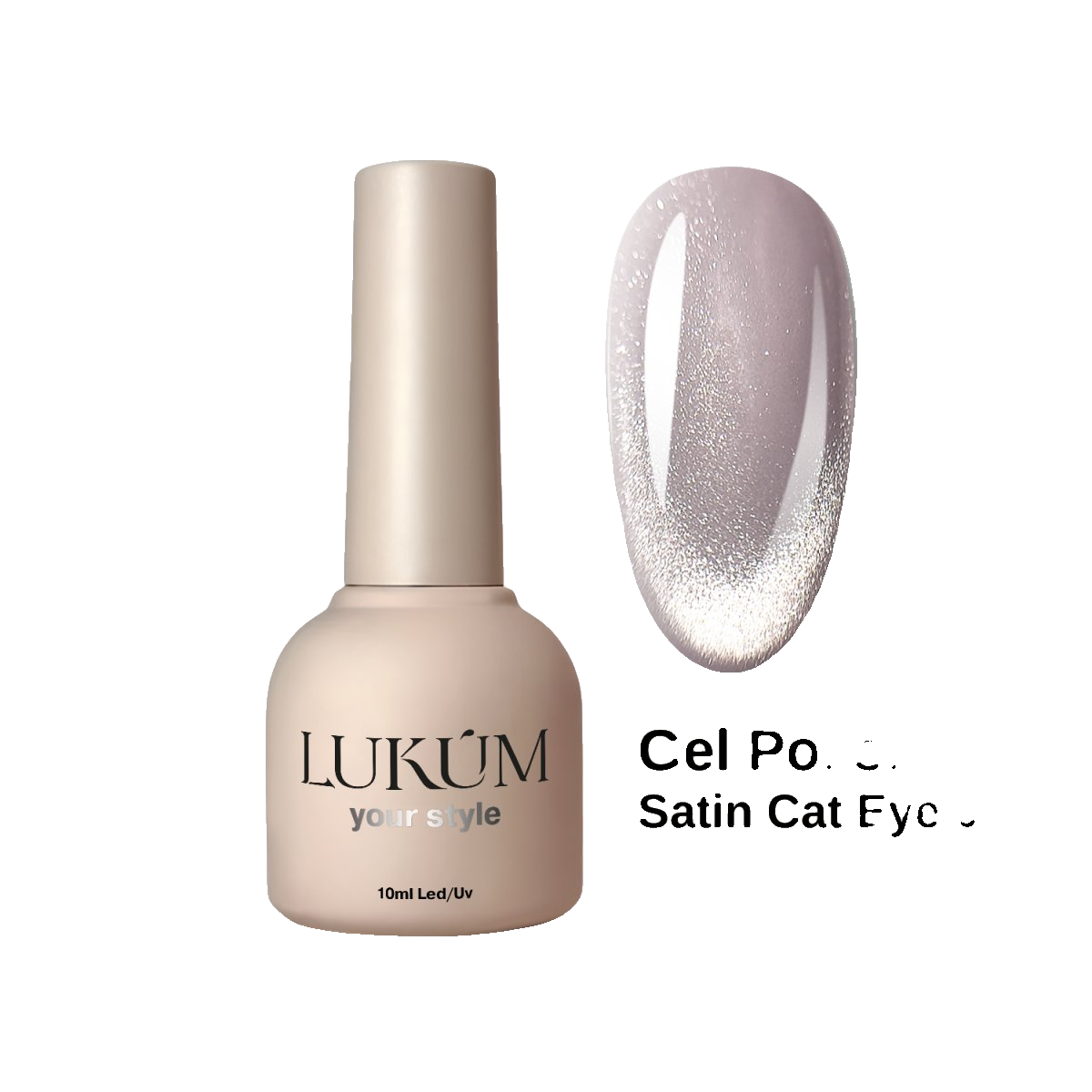 Lukum Satin Cat Eye Gel Polish 06, 10 ml