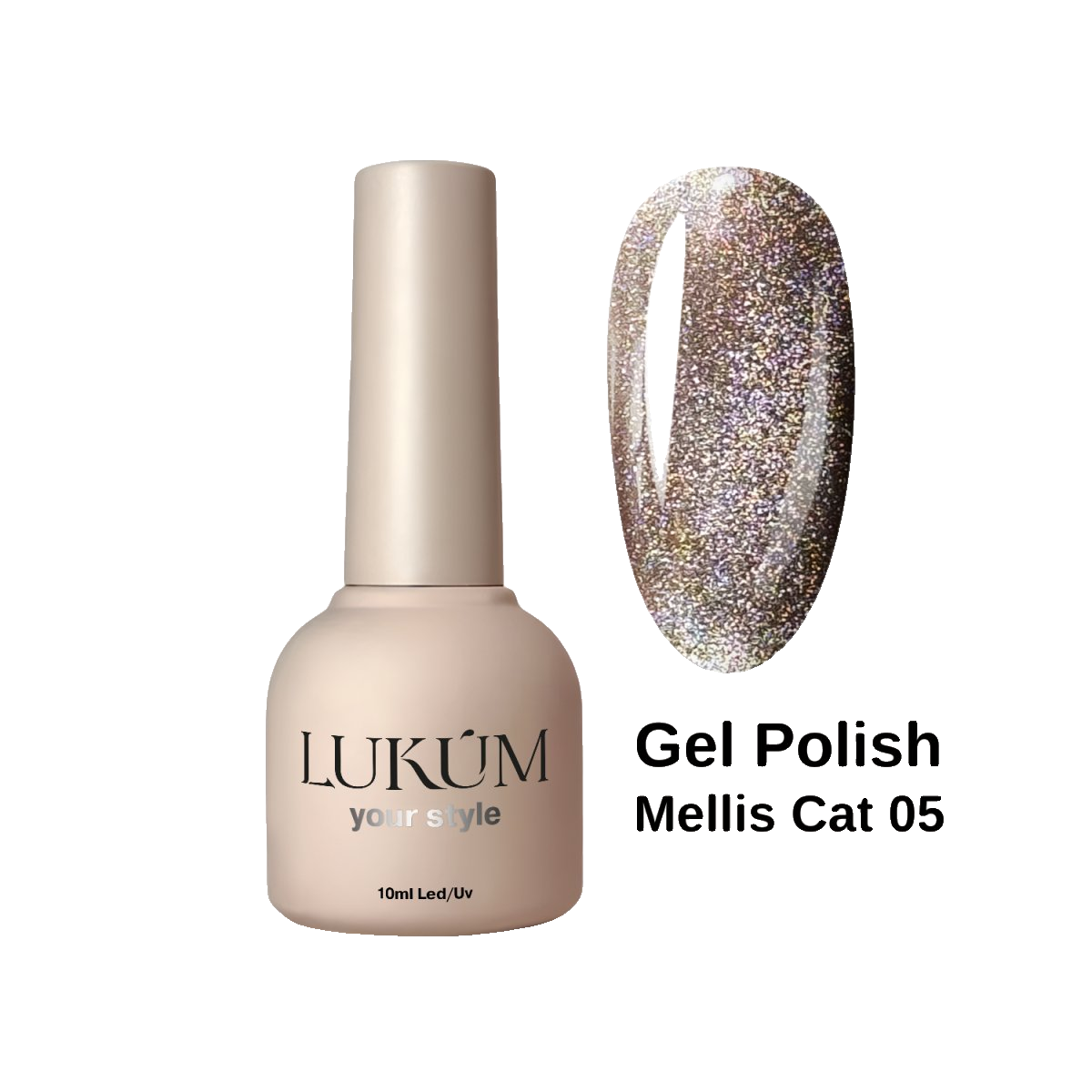 Lukum Mellis Cat Eye Gel Polish 05, 10 ml