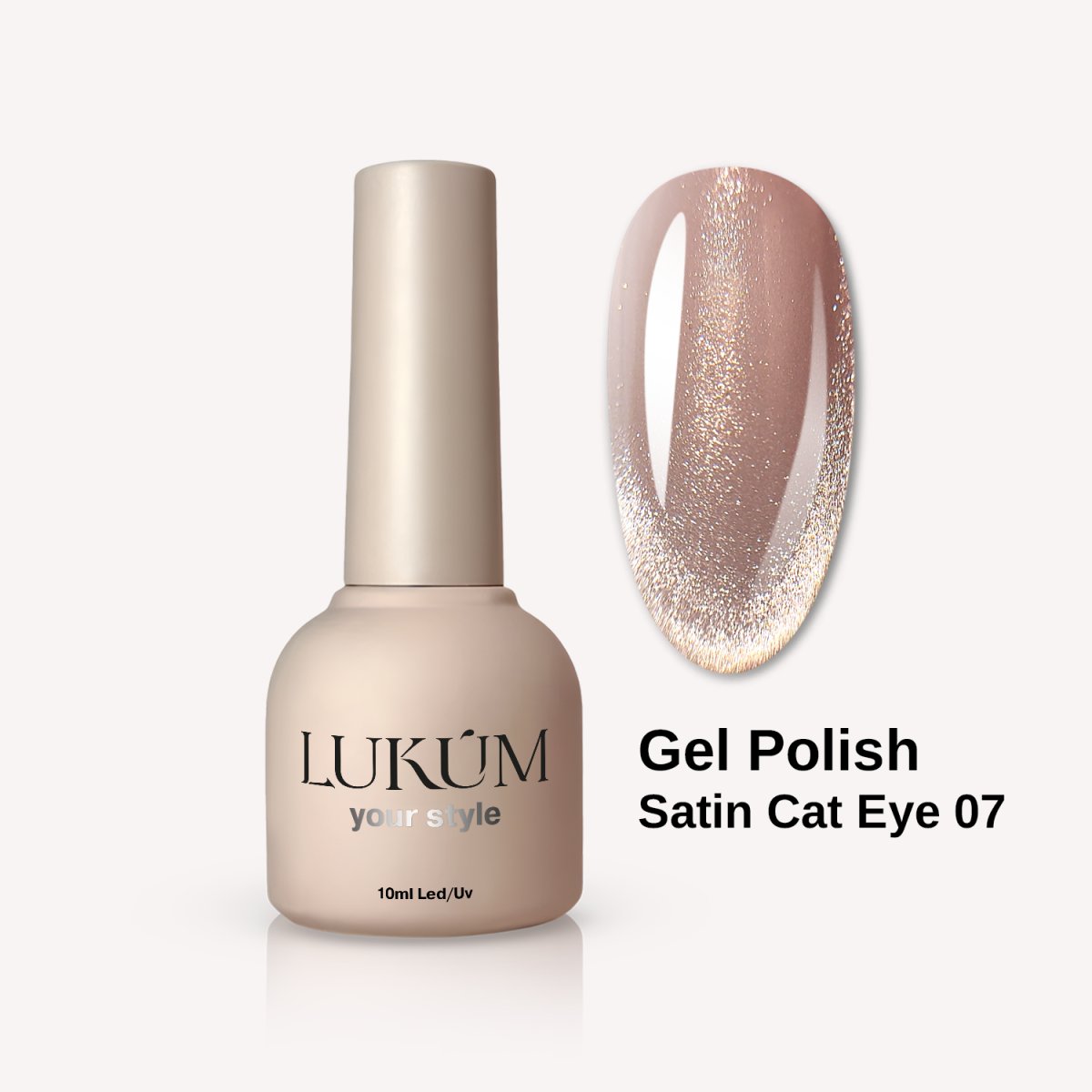 Lukum Satin Cat Eye Gel Polish 07, 10 ml