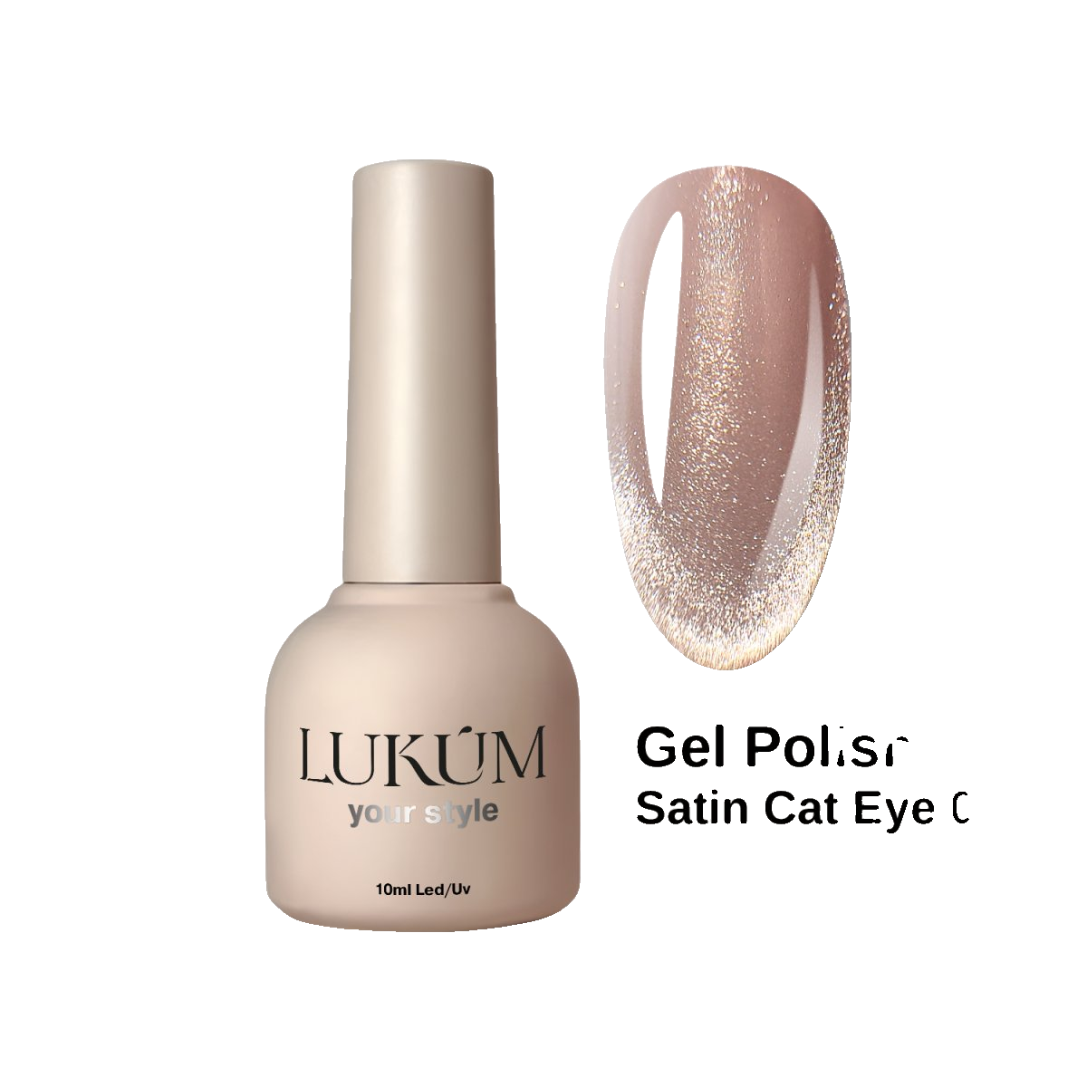 Lukum Satin Cat Eye Gel Polish 07, 10 ml