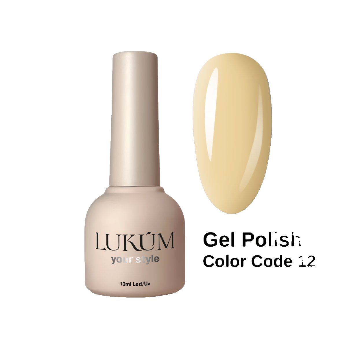 Lukum Color Code Gel Polish 12, 10 ml