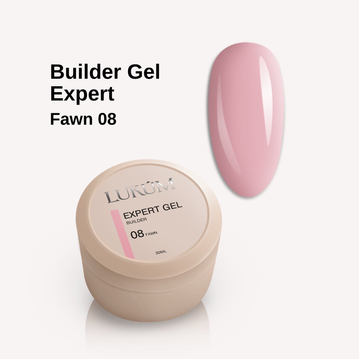 Lukum Expert Builder Gel 08, 30 ml