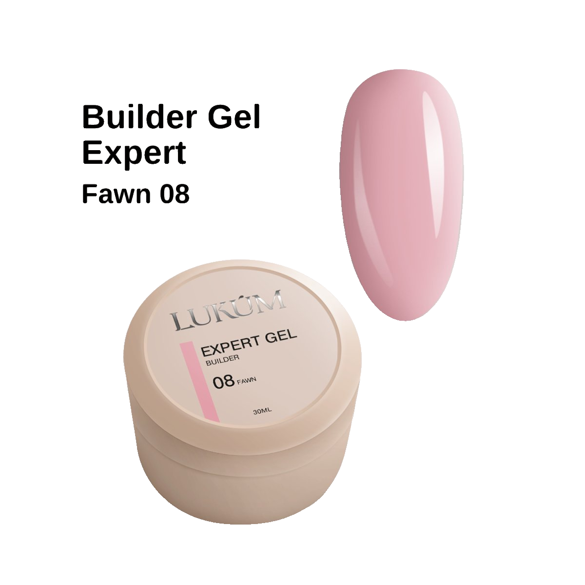 Lukum Expert Builder Gel 08, 15 ml
