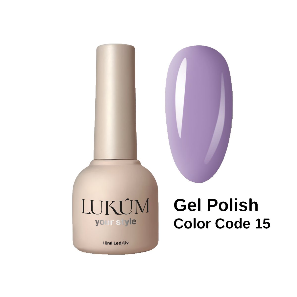 Lukum Color Code Gel Polish 15, 10 ml
