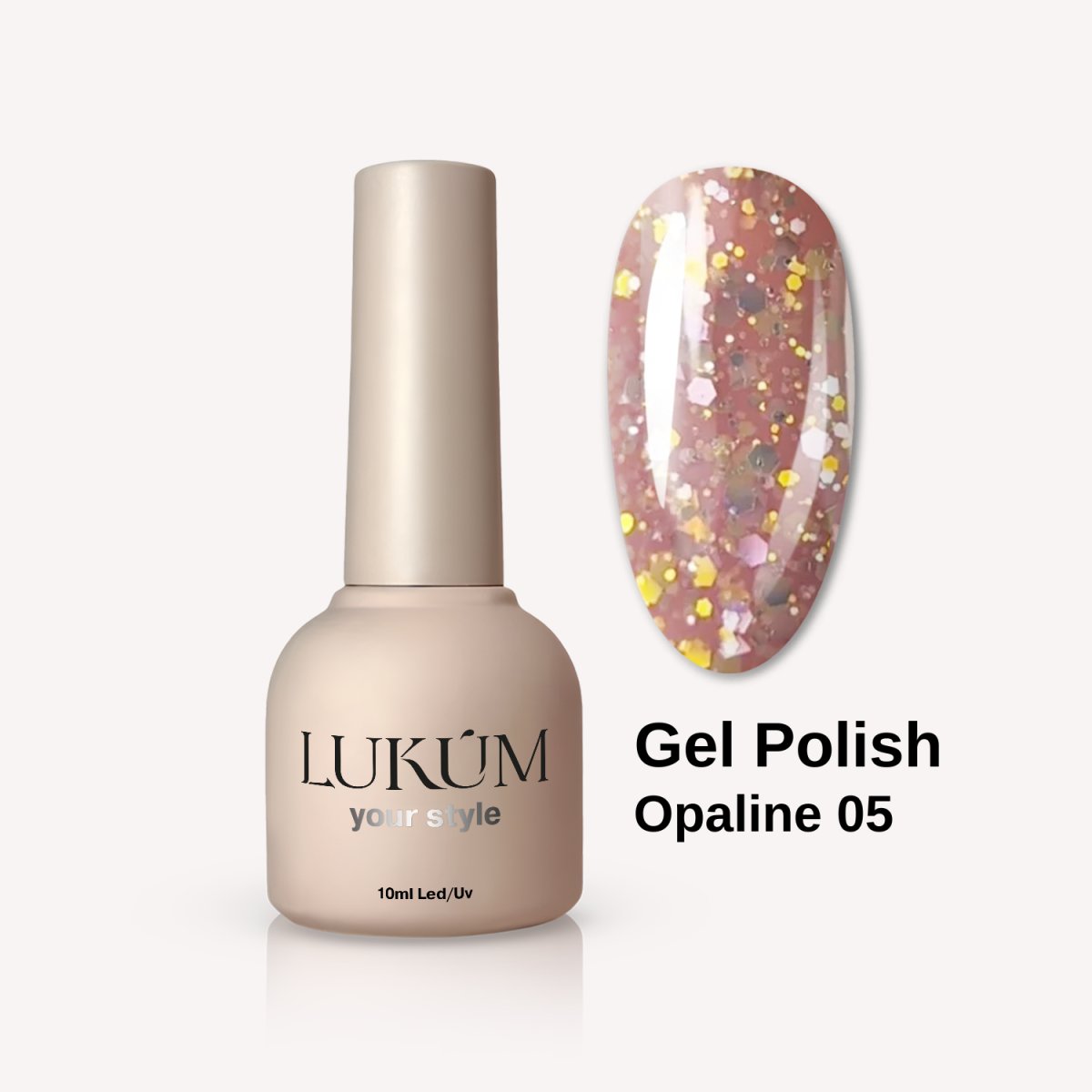 Lukum Opaline Gel Polish 05, 10 ml