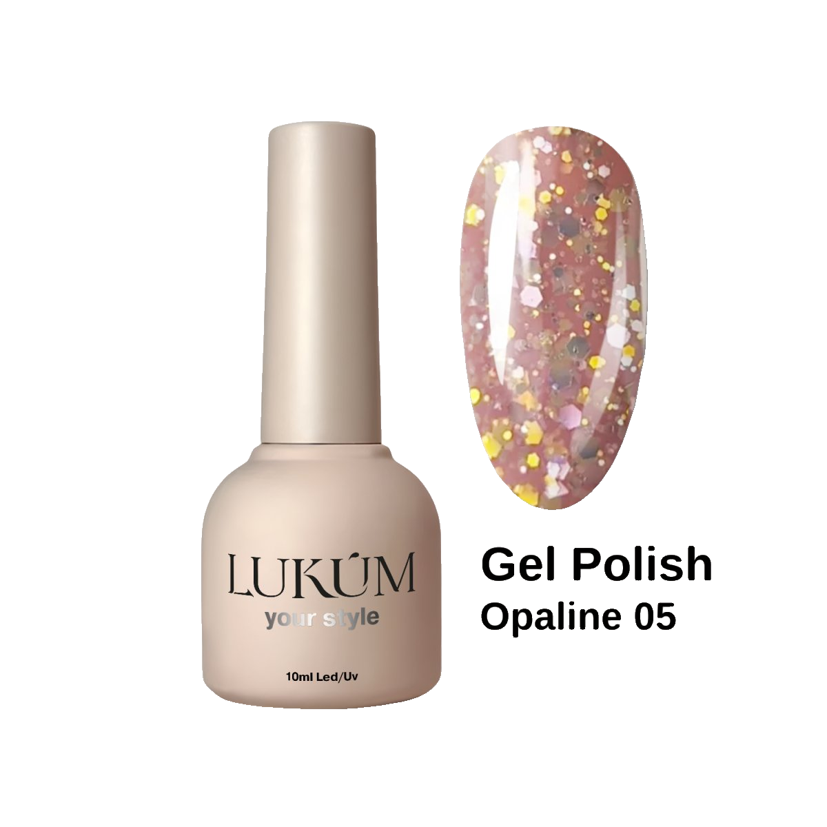 Lukum Opaline Gel Polish 05, 10 ml