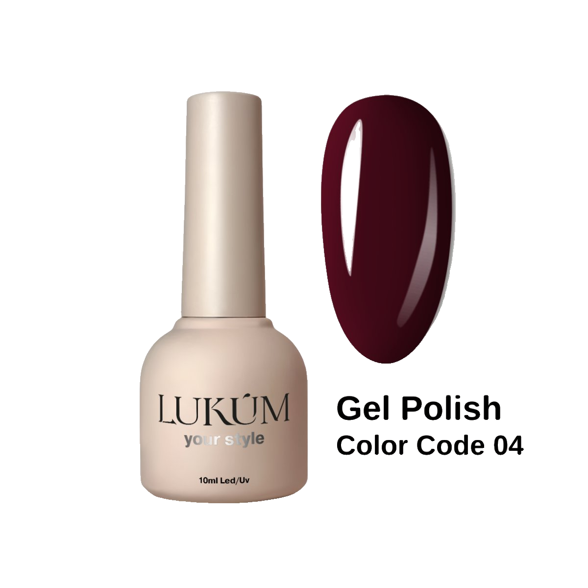 Lukum Color Code Gel Polish 04, 10 ml