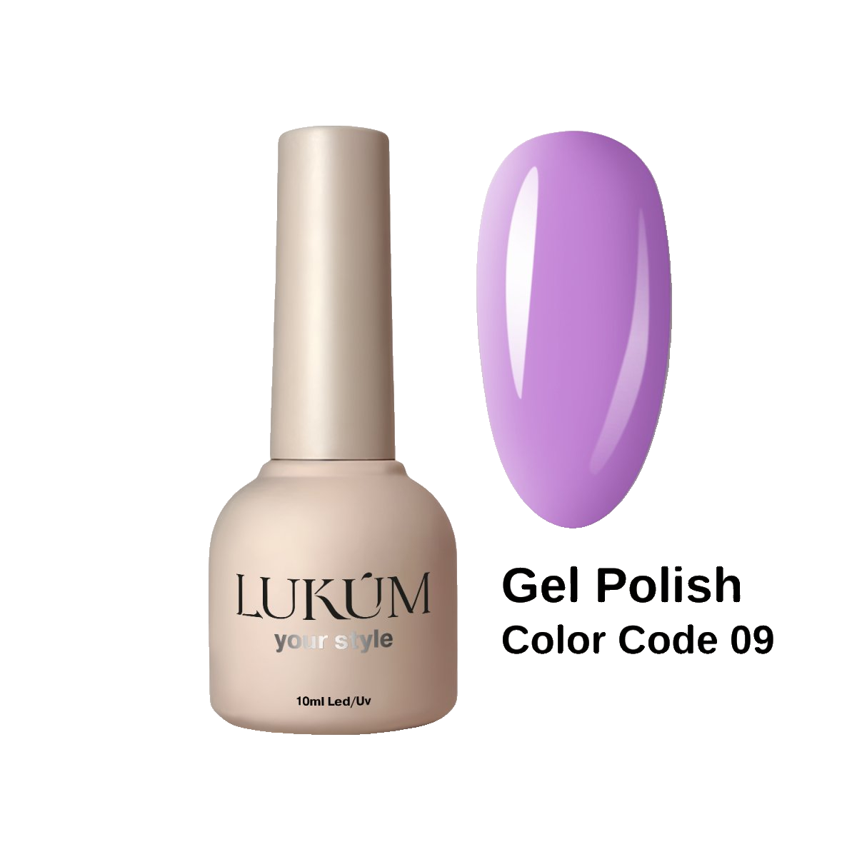 Lukum Color Code Gel Polish 09, 10 ml