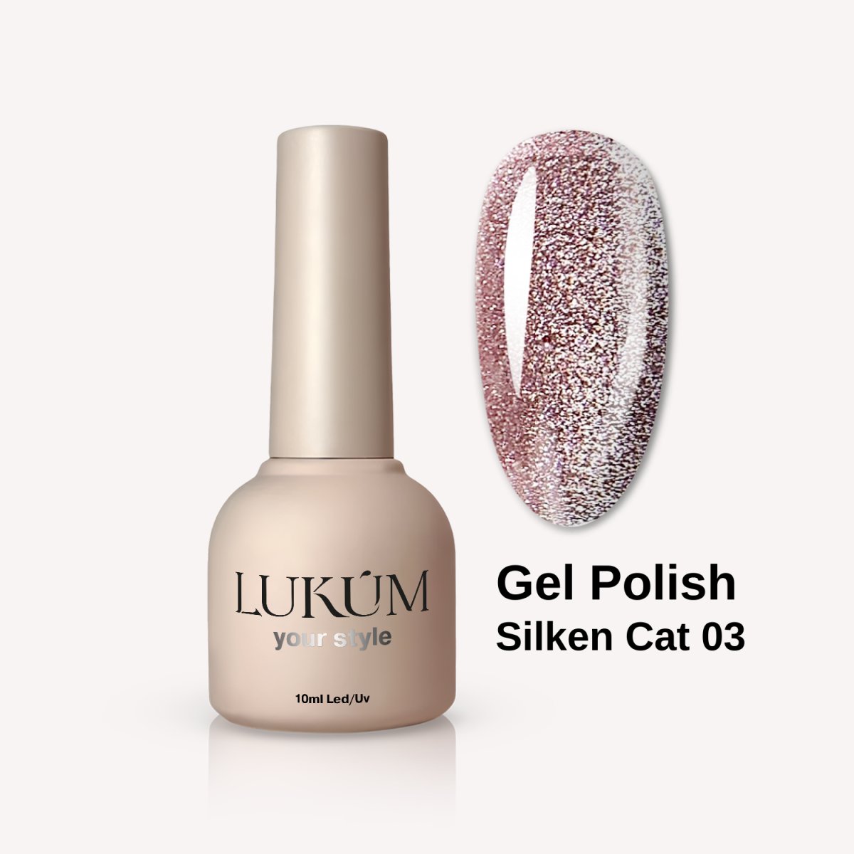 Lukum Silken Cat Eye Gel Polish 03, 10 ml