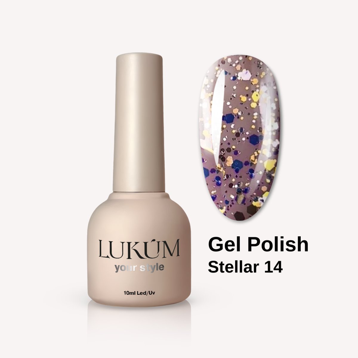 Lukum Stellar Gel Polish 14, 10 ml