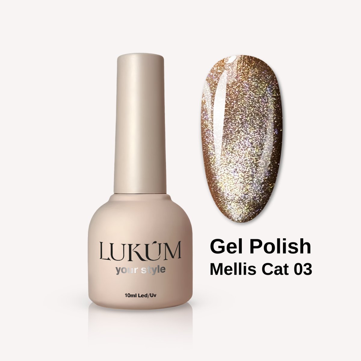 Lukum Mellis Cat Eye Gel Polish 03, 10 ml