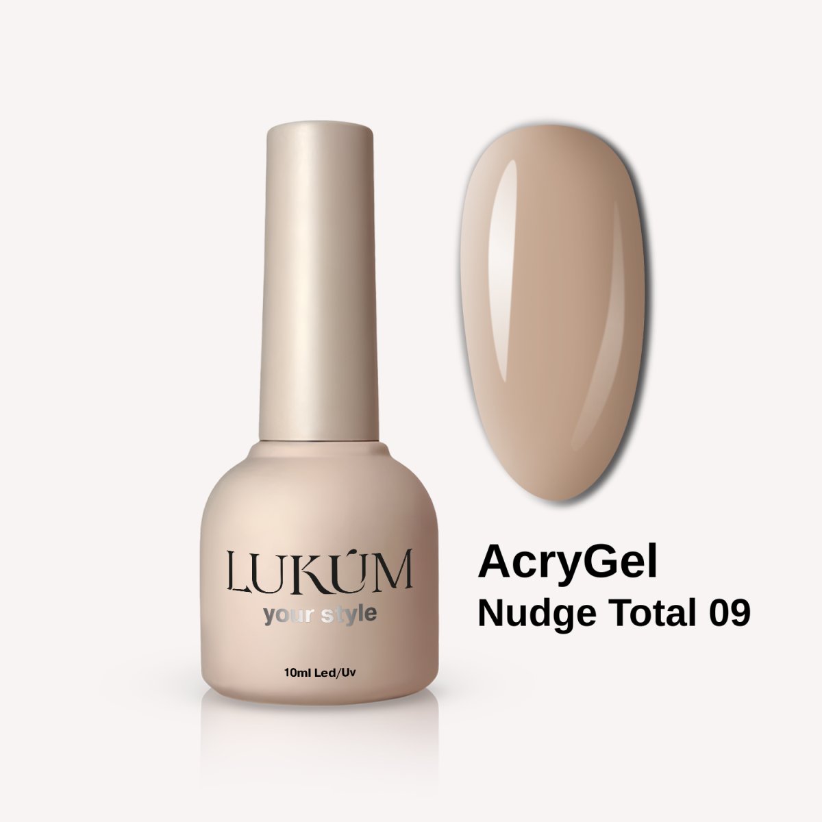 Lukum Nudge Total AcryGel 09 , 10 ml