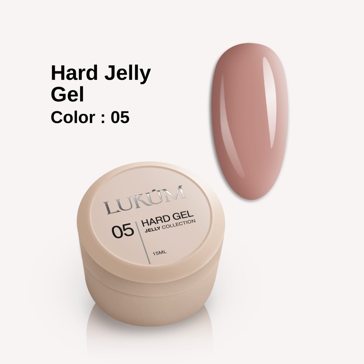 Lukum Hard Jelly Builder Gel 05, 15 ml