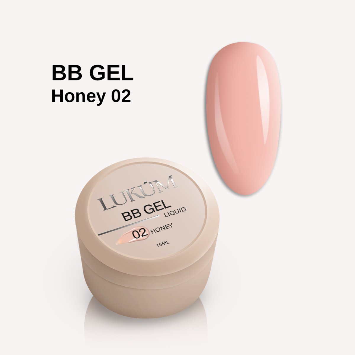 Lukum BB Liquid Gel 02, 15 ml (Honey )