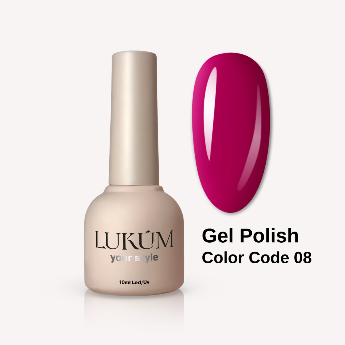 Lukum Color Code Gel Polish 08, 10 ml