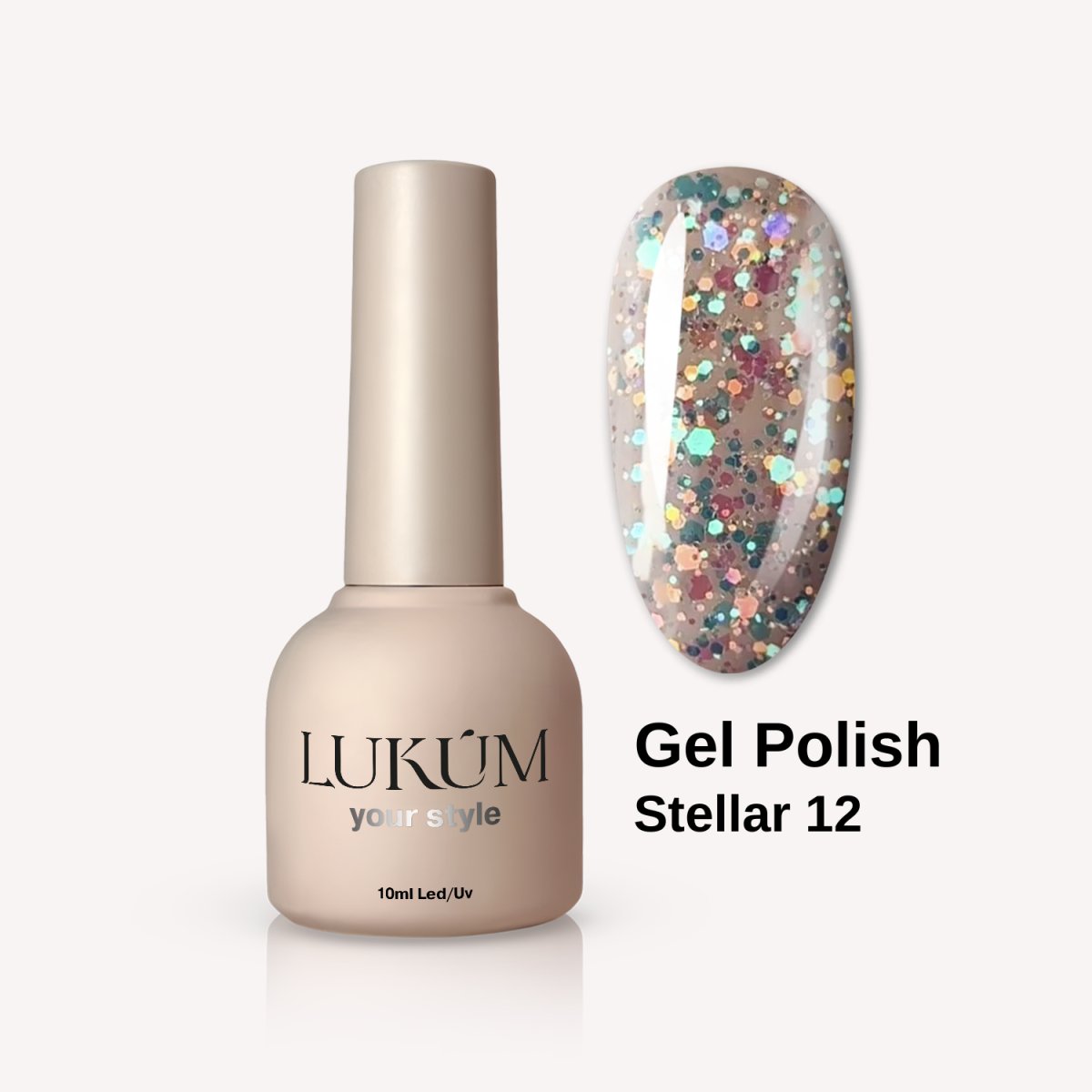Lukum Stellar Gel Polish 12, 10 ml