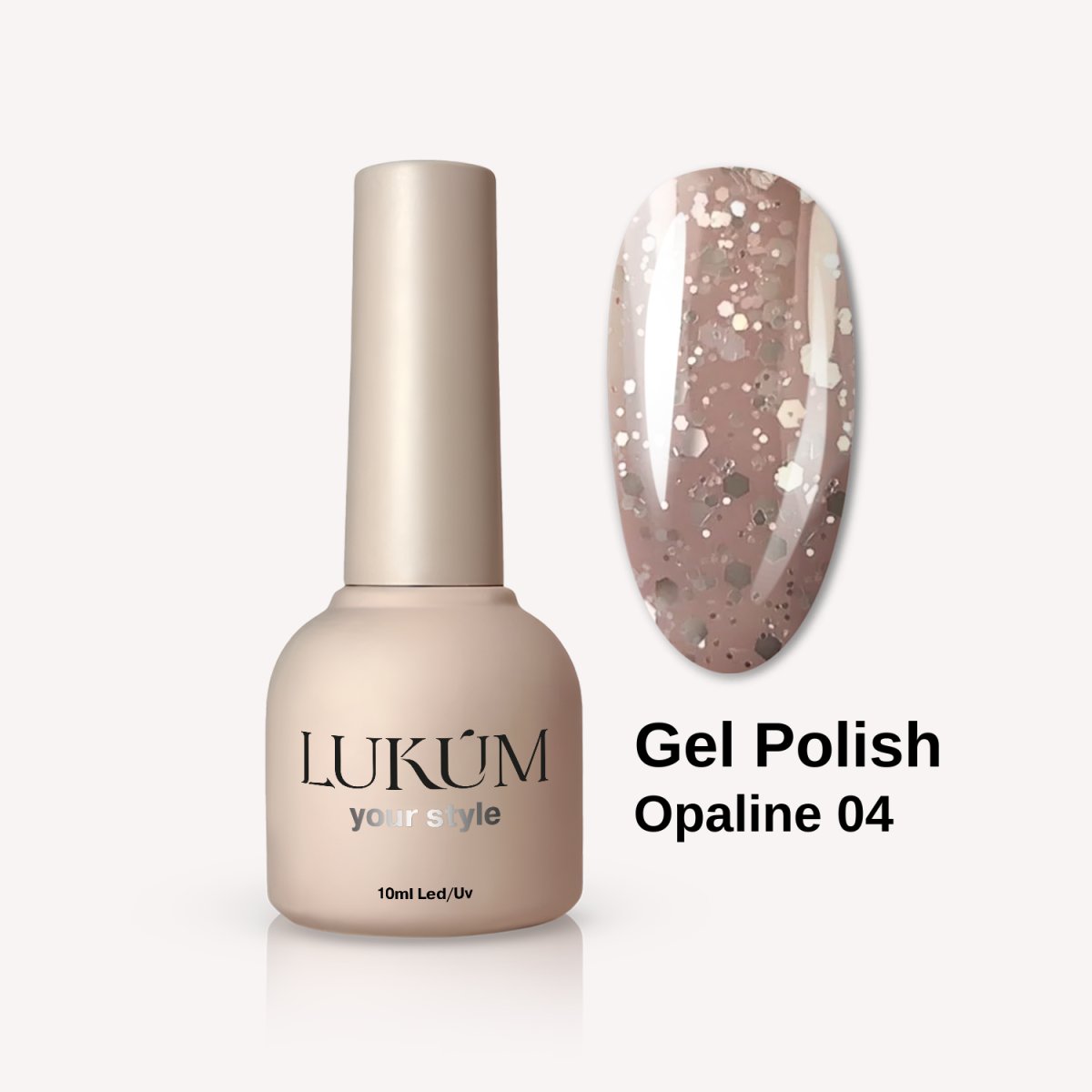 Lukum Opaline Gel Polish 04, 10 ml