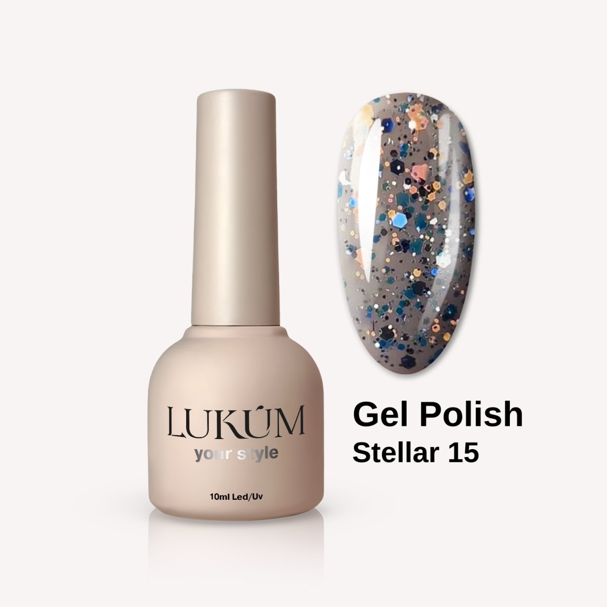 Lukum Stellar Gel Polish 15, 10 ml
