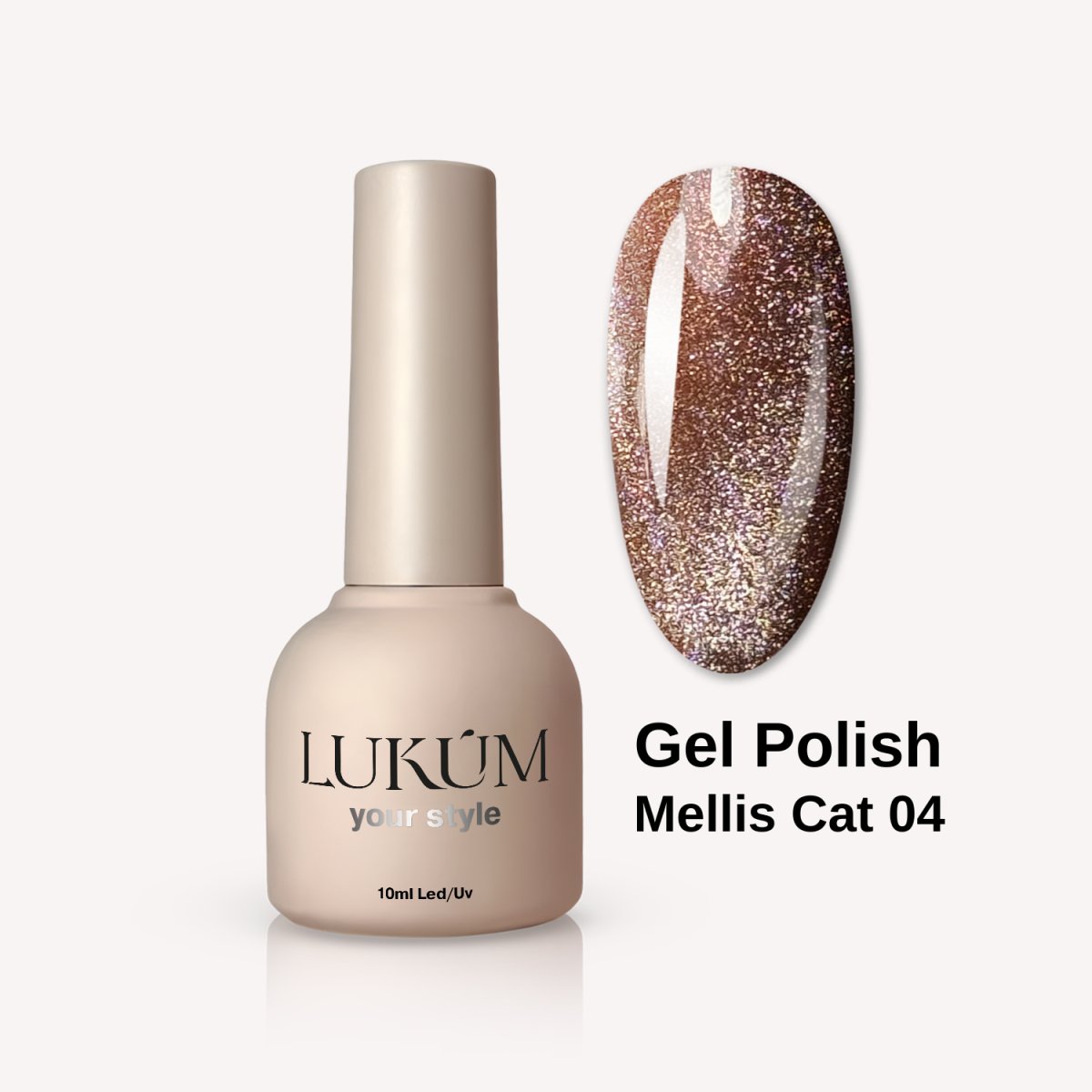 Lukum Mellis Cat Eye Gel Polish 04, 10 ml