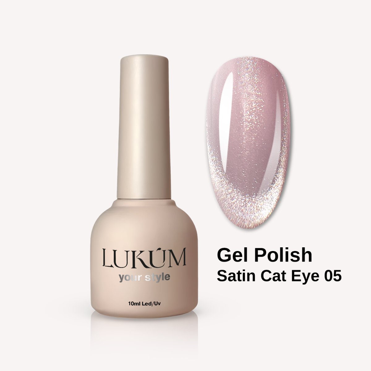 Lukum Satin Cat Eye Gel Polish 05, 10 ml