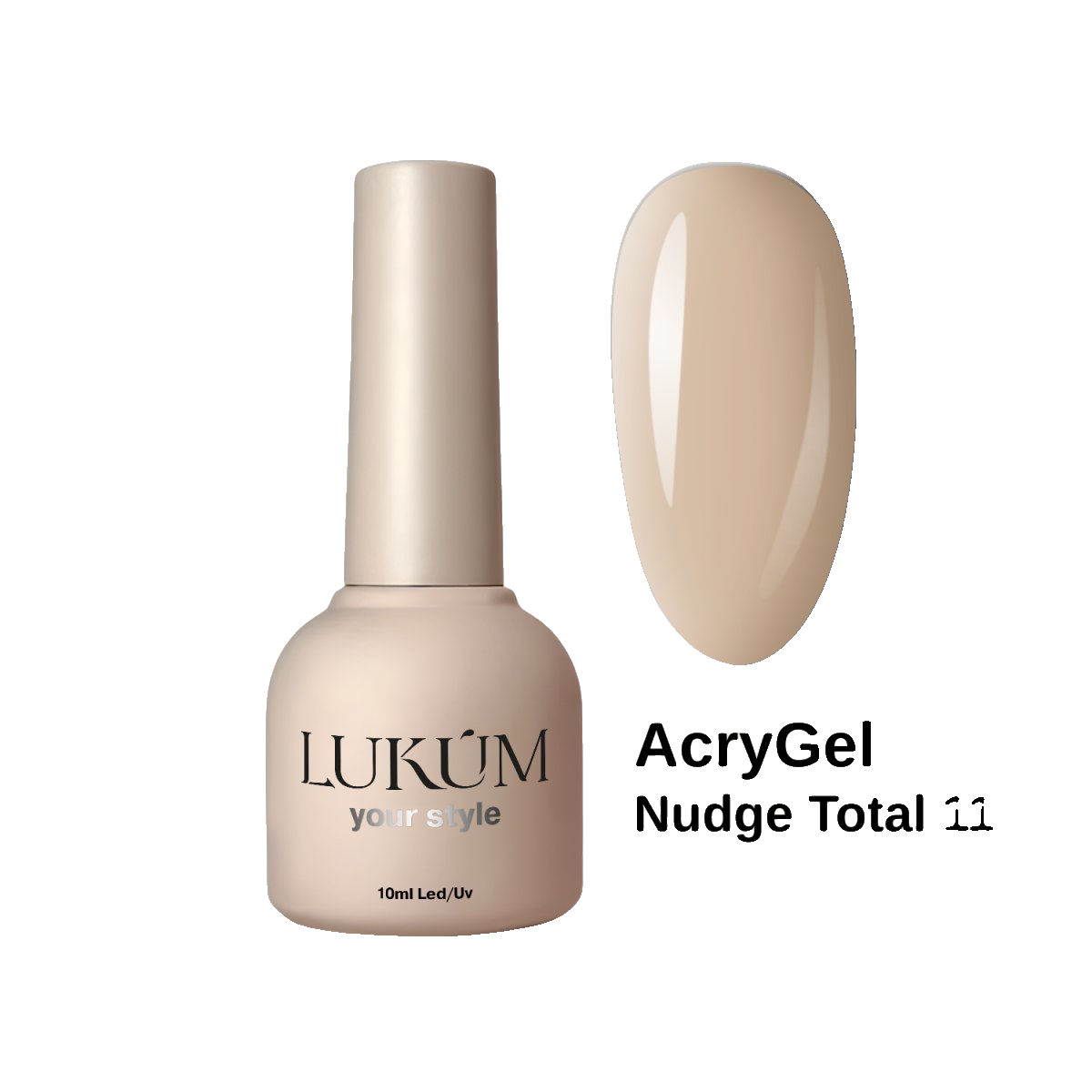 Lukum Nudge Total AcryGel 11 , 10 ml
