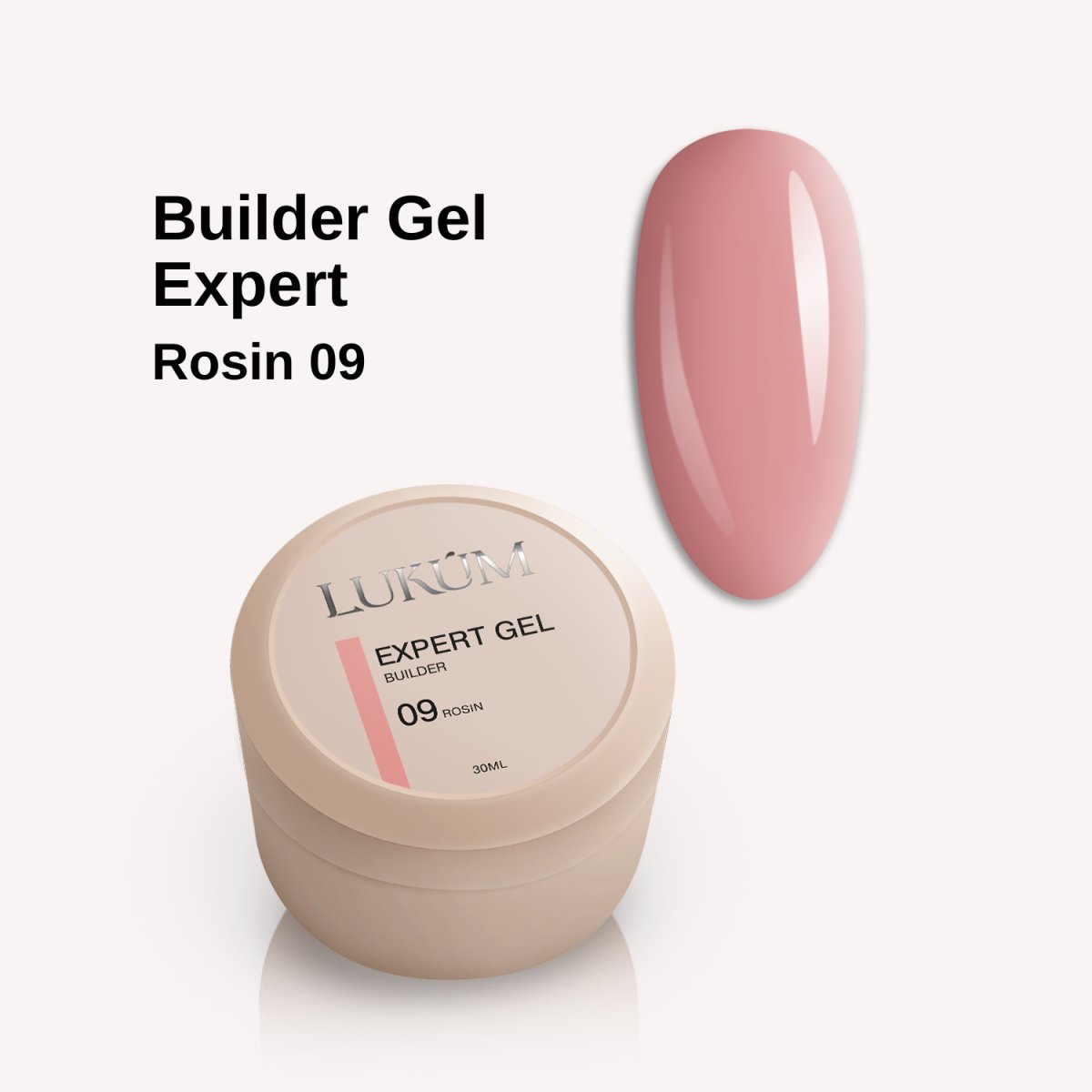 Lukum Expert Builder Gel 09, 30 ml