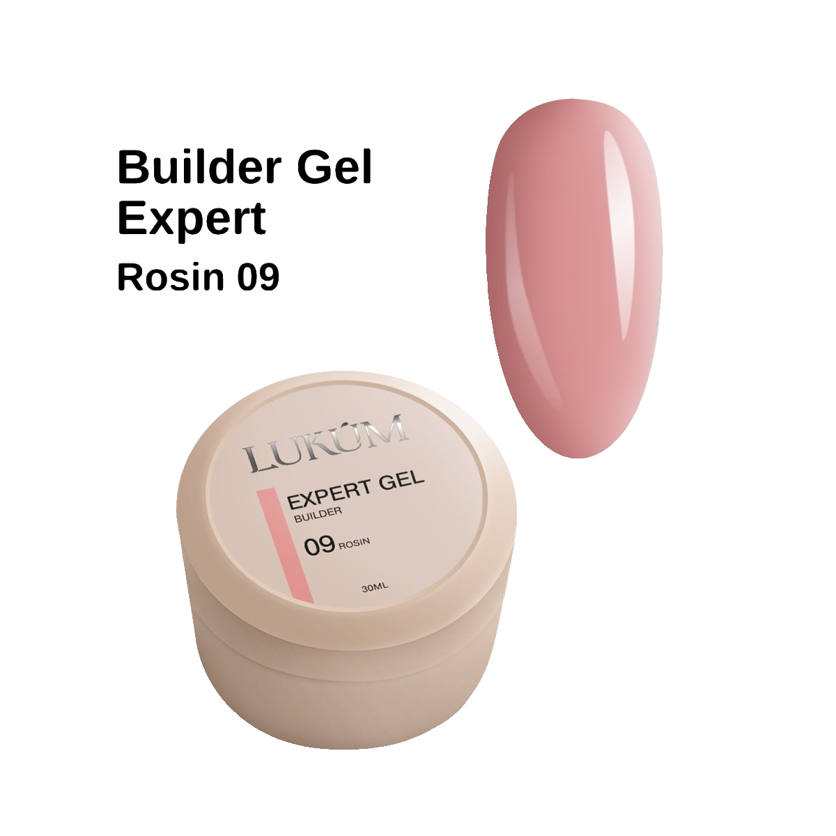 Lukum Expert Builder Gel 09, 15 ml