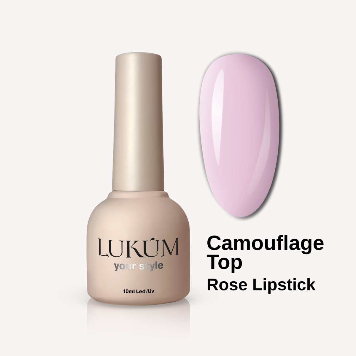 Lukum Camouflage Top, 10 ml ( Lipstick Rose)