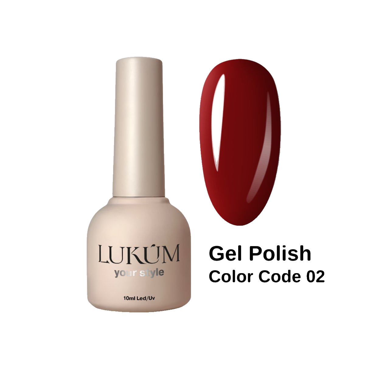 Lukum Color Code Gel Polish 02, 10 ml