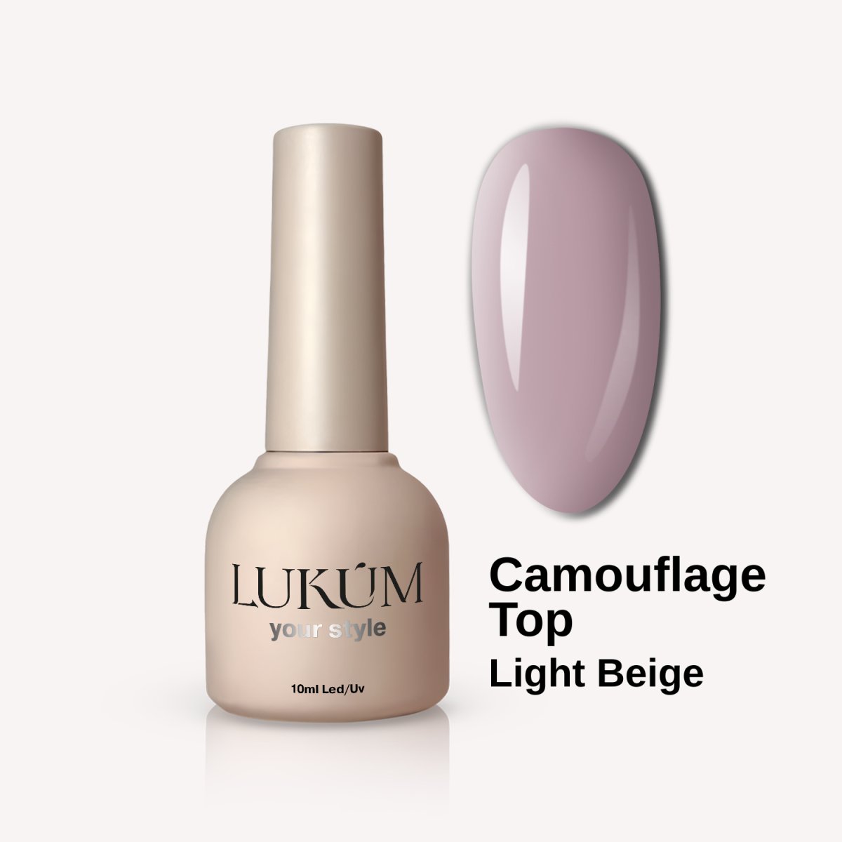 Lukum Camouflage Top, 10 ml (Light Beige)